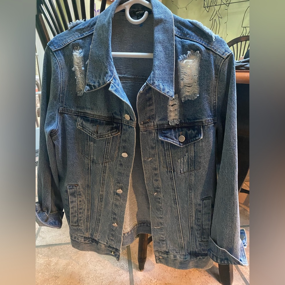 Like new, never worn size large Very J denim jacket